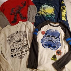 Boys size 7 long sleeve shirt lot